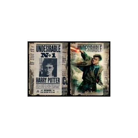 Puzzle para rascar harry potter carteles wanted se busca 500 piezas