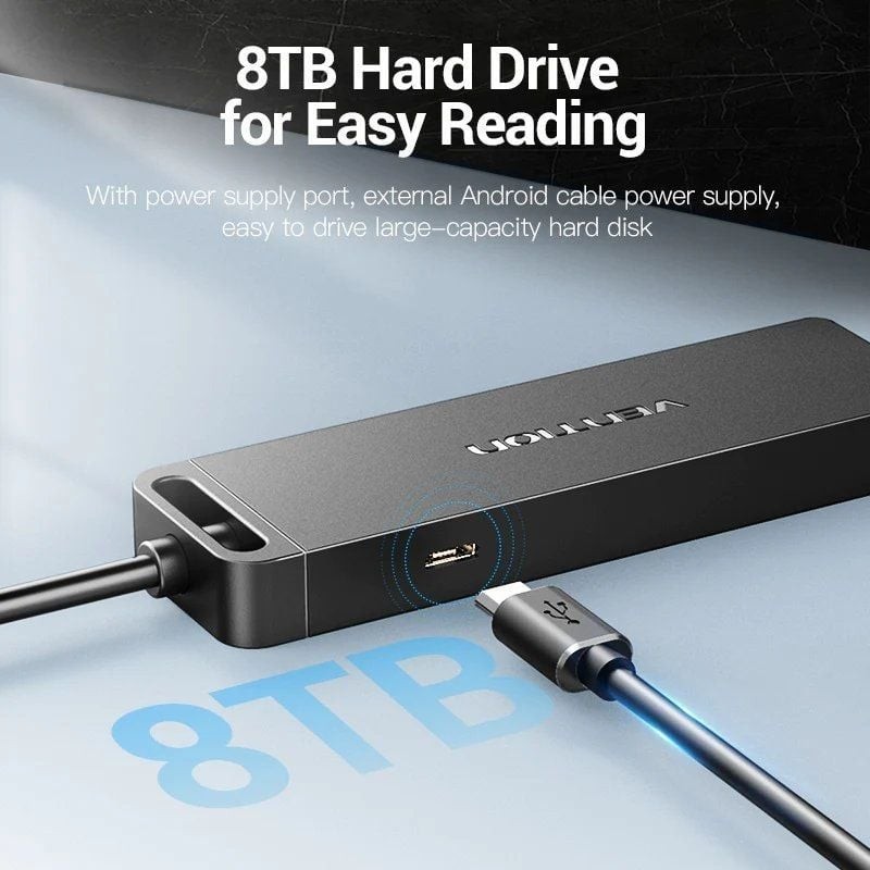 Hub USB 2.0 Vention CHMBB/ 4xUSB