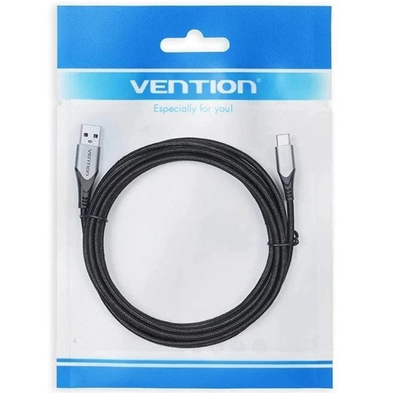 Cable USB 2.0 Tipo-C Vention COKBD/ USB Macho - USB Tipo-C Macho/ 480Mbps/ 50cm/ Gris