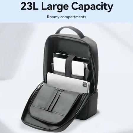 Mochila Vention KRNB0 para Portátiles hasta 15.6″/ 23L/ Gris Oscuro