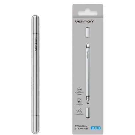 Lápiz Óptico Vention KQMH0/ para Android y Apple/ Aluminio Gris