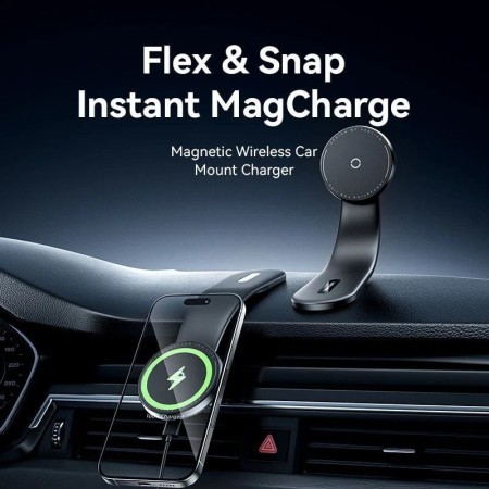 Cargador de Coche Inalámbrico Vention KSKB0/ 15W