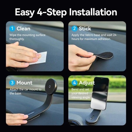 Cargador de Coche Inalámbrico Vention KSKB0/ 15W