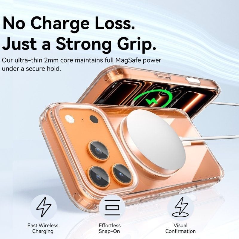 Funda Dura con Magsafe Vention Concise Impact KVBTCB-10/ Compatible con iPhone 17/ Transparente
