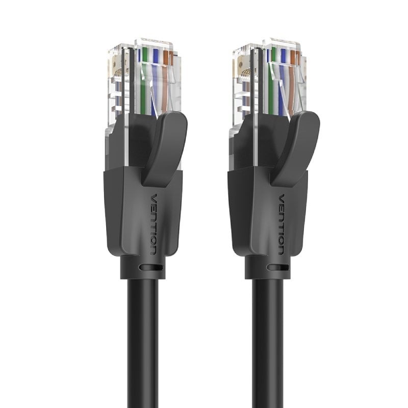 Cable de Red RJ45 UTP Vention IBEBY Cat.6/ 30cm/ Negro