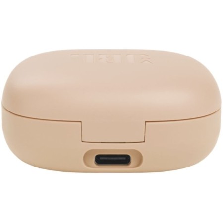 Auriculares Bluetooth JBL Vibe Flex con estuche de carga/ Autonomía 8h/ Beige