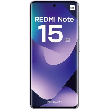 Smartphone Xiaomi Redmi Note 15 6GB/ 128GB/ 6.77″/ 5G/ Púrpura
