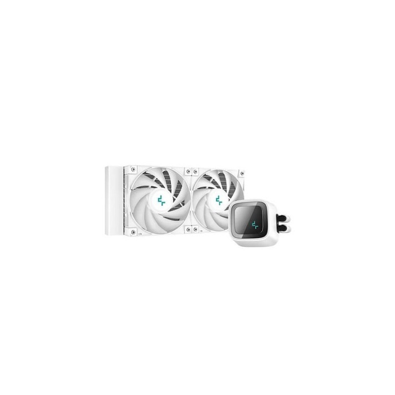 Kit refrigeracion liquida gaming deepcool ls520 blanco 2 x 120mm argb
