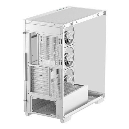 Caja ordenador gaming atx deepcool cg580v2 cristal templado blanca