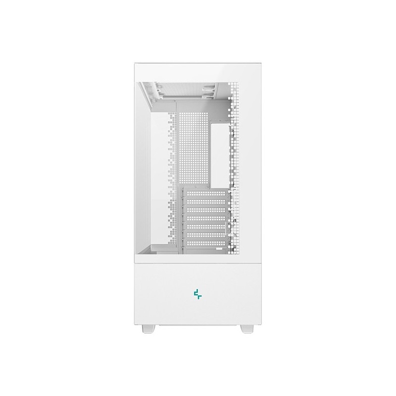 Caja ordenador gaming deepcool atx ch690 cristal templado blanca