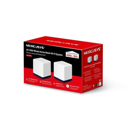 Router mesh mercusys halo h50g - 1900mbps - pack 2 unidades