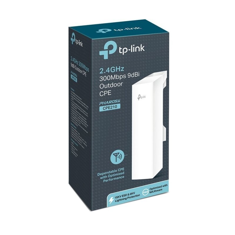 Punto de acceso wifi exterior 300mbps 2.4ghz tp - link