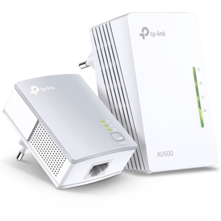 Adaptador Powerline TP-Link WPA4221KIT 600Mbps/ Alcance 300m/ Pack de 2