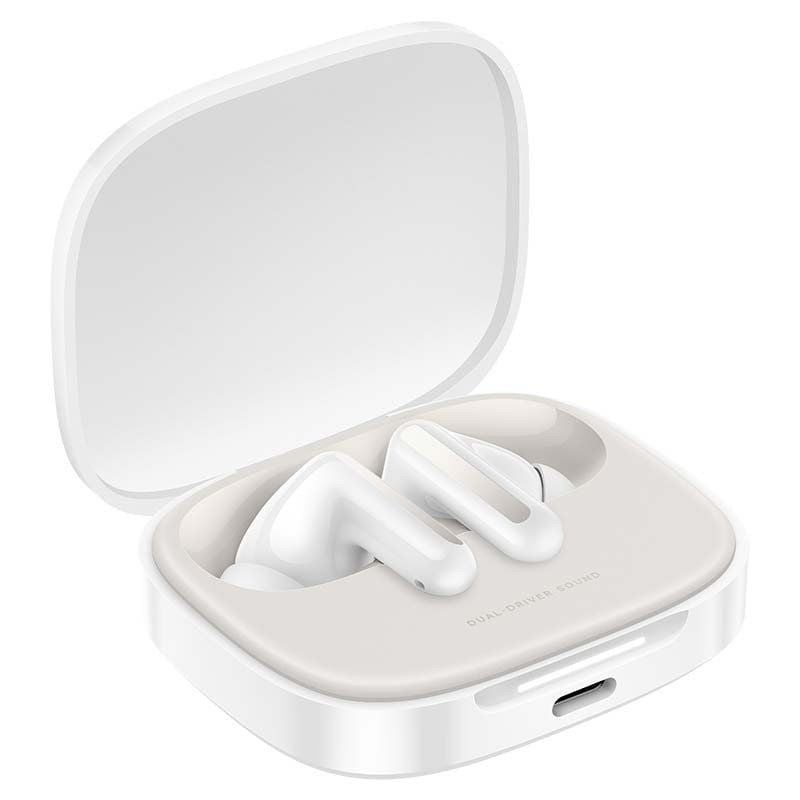 Auriculares Bluetooth Xiaomi Redmi Buds 6 con estuche de carga/ Autonomía 10h/ Blancos