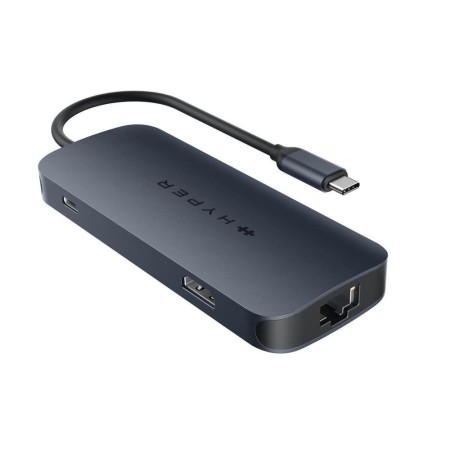 Hub hyper drive ecosmart gen.2 universal usb - c® 8 - in - 1 140 w pd3.1