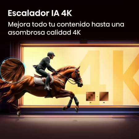 Tv hisense 43 pulgadas qled 4k uhd - 43e7s - smart tv