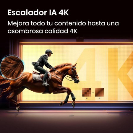Tv hisense 55 pulgadas qled 4k uhd - 55e7s - smart tv