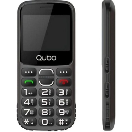 Teléfono Móvil Qubo X-230BKC 4G para Personas Mayores/ Negro