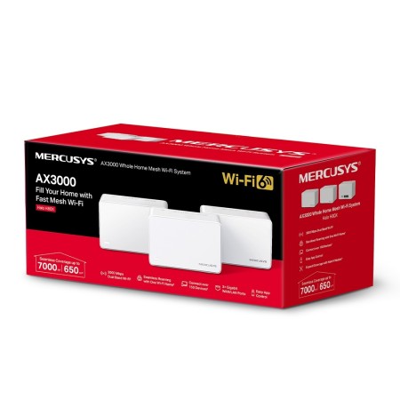 Punto de acceso mercusys halo h80x 3 - pack
