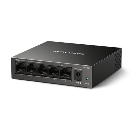 Switch mercusys ms105gs 5 puertos - 10 - 100 - 1000mbps - rj45