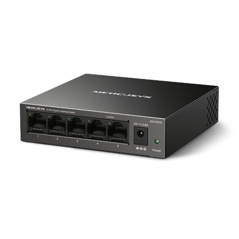 Switch mercusys ms105gs 5 puertos - 10 - 100 - 1000mbps - rj45