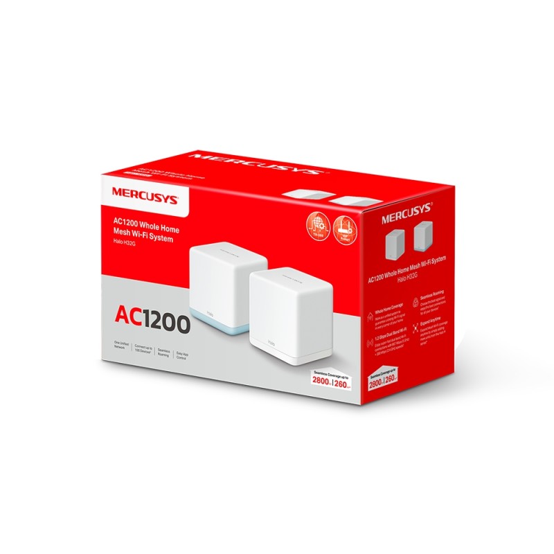 Punto acceso mercusys halo h32g 2 unidades