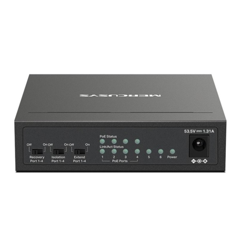 Switch mercusys ms106p 6 puertos