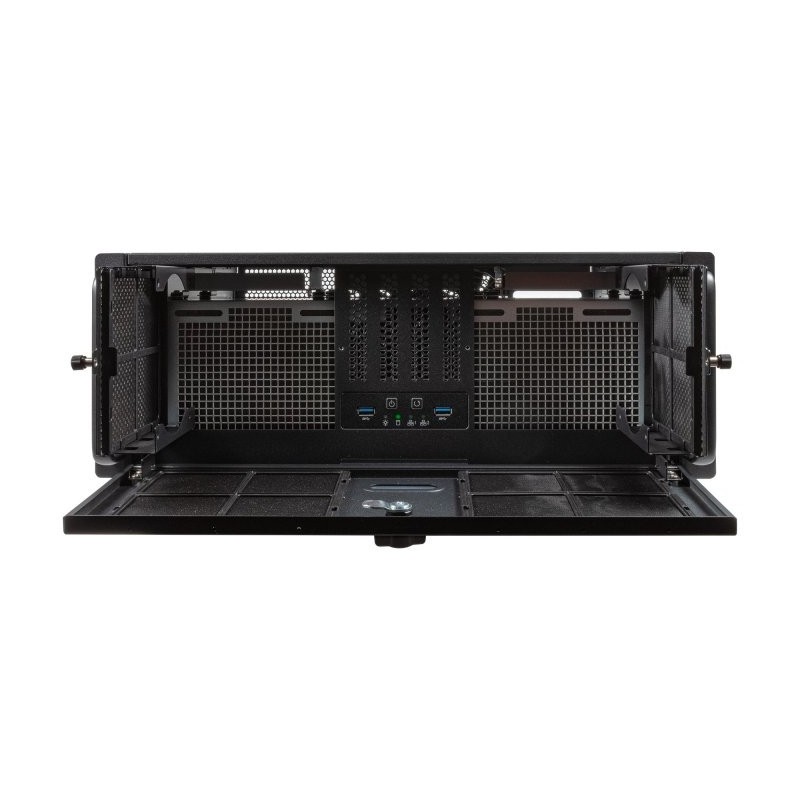 Caja rack unykach 4u 19 pulgadas plata