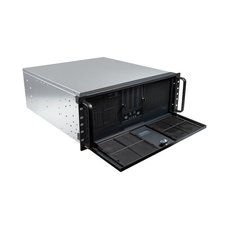 Caja rack unykach 4u 19 pulgadas plata