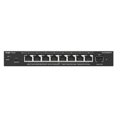 Reyee ES209MG-P Switch 5xmGB PoE 1xSFP+ 130W