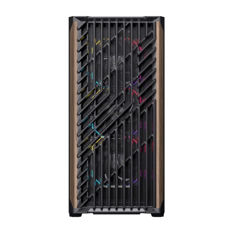 Caja ordenador gaming einarex p800 atx rgb cristal templado negra