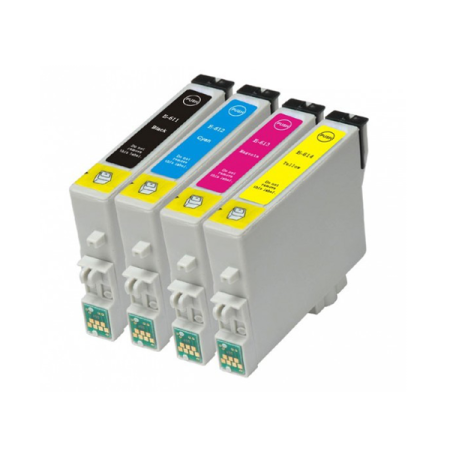 Cartucho de tinta compatible dayma epson t0614 amarillo