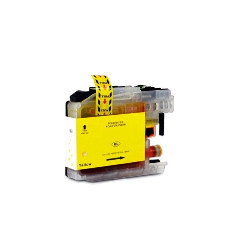 Cartucho de tinta compatible dayma brother lc225 xl amarillo