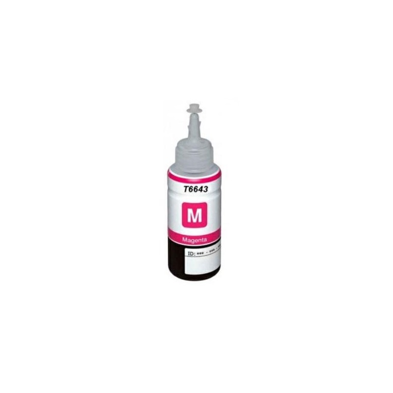 Botella tinta compatible dayma epson t6643 magenta 100 ml premium
