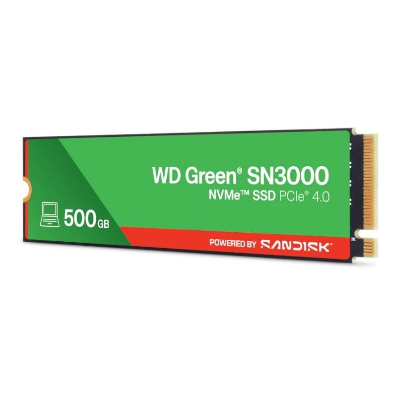 WD Green SN3000 SSD 500GB PCIe Gen4 NVMe
