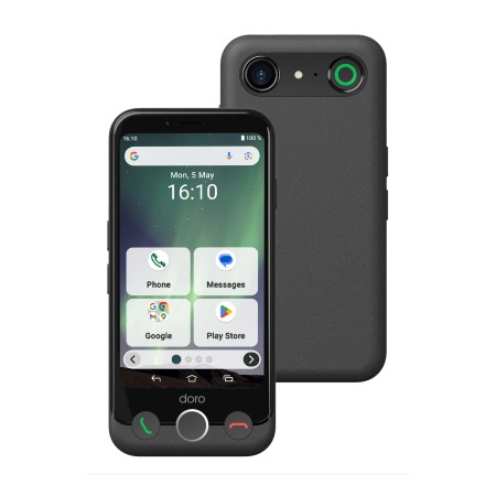 Telefono movil smartphone doro aurora a30 4g - 6gb - 128gb - 6.1 pulgadas - graphite
