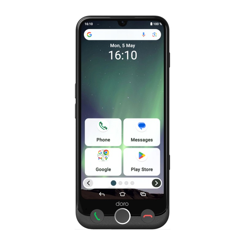 Telefono movil smartphone doro aurora a30 4g - 6gb - 128gb - 6.1 pulgadas - graphite