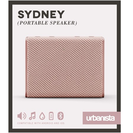 Altavoz portatil urbanista sydney bluetooth oro rosa - rose gold