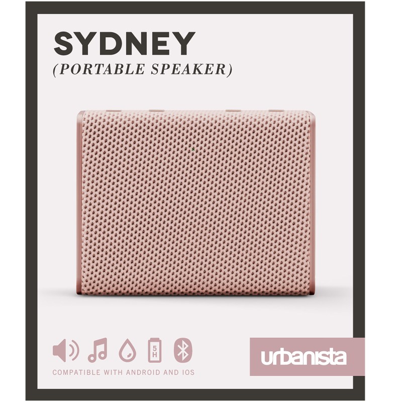 Altavoz portatil urbanista sydney bluetooth oro rosa - rose gold