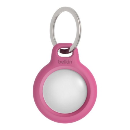 Llavero belkin f8w973btpnk para apple airtag rosa
