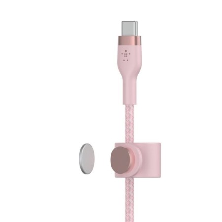 Cable usb tipo c a lightning belkin 1m - macho - macho - rosa