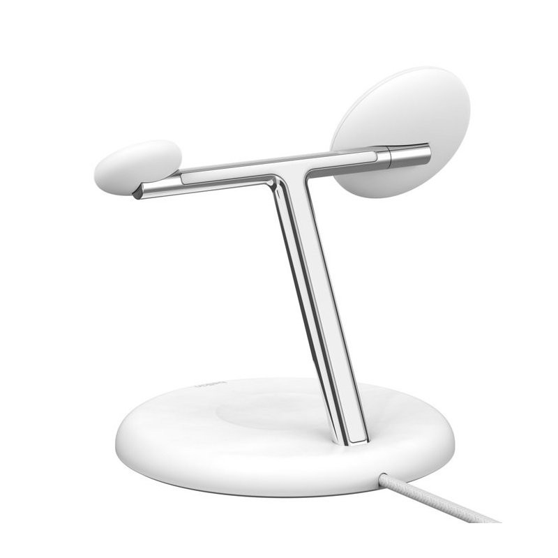 Base de carga inalambrica belkin wiz023vfwh 3 en 1 blanco