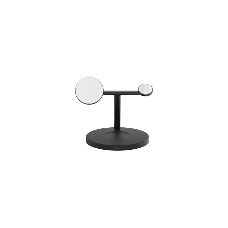Base de carga inalambrica belkin wiz032kqbk dispositivos apple negra