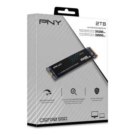 Disco duro interno ssd pny 2tb m.2 pcie nvme cs2130