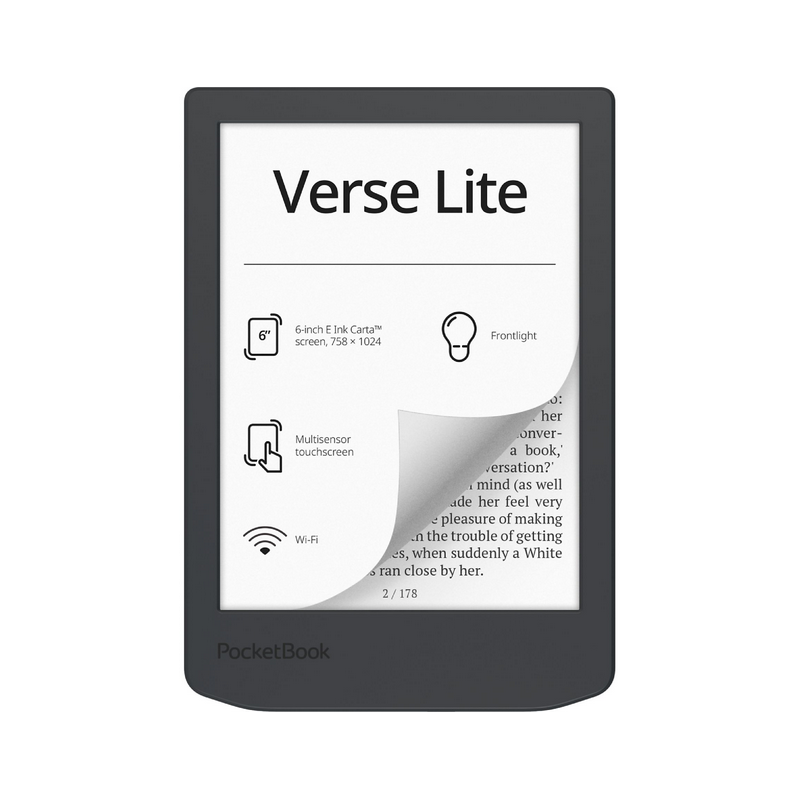Libro electronico ebook pocketbook verse lite 6 pulgadas 8gb midnight grey