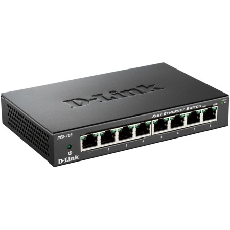 D-Link DES-108 Switch 8x10/100Mbps Metal