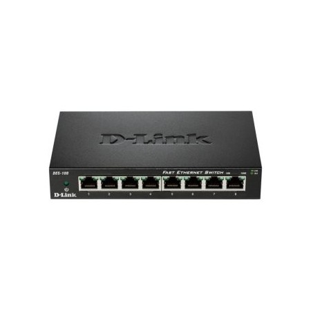 D-Link DES-108 Switch 8x10/100Mbps Metal