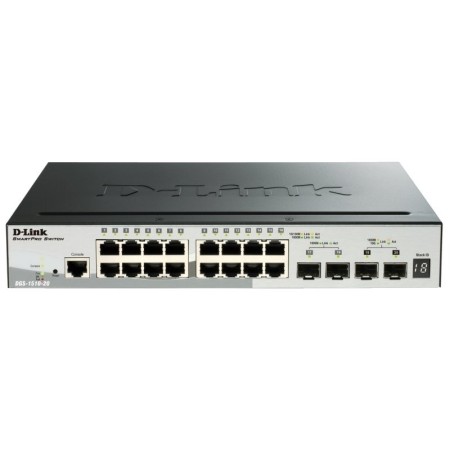 Switch 20 puertos 10 - 100 - 100 dgs - 1510 - 20 gestionables d - link