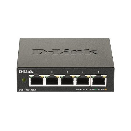 D-Link DGS-1100-05V2 Switch 5xGigabit EasySmart