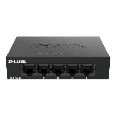 Switch d - link 5 puertos gigabite plug & play metal